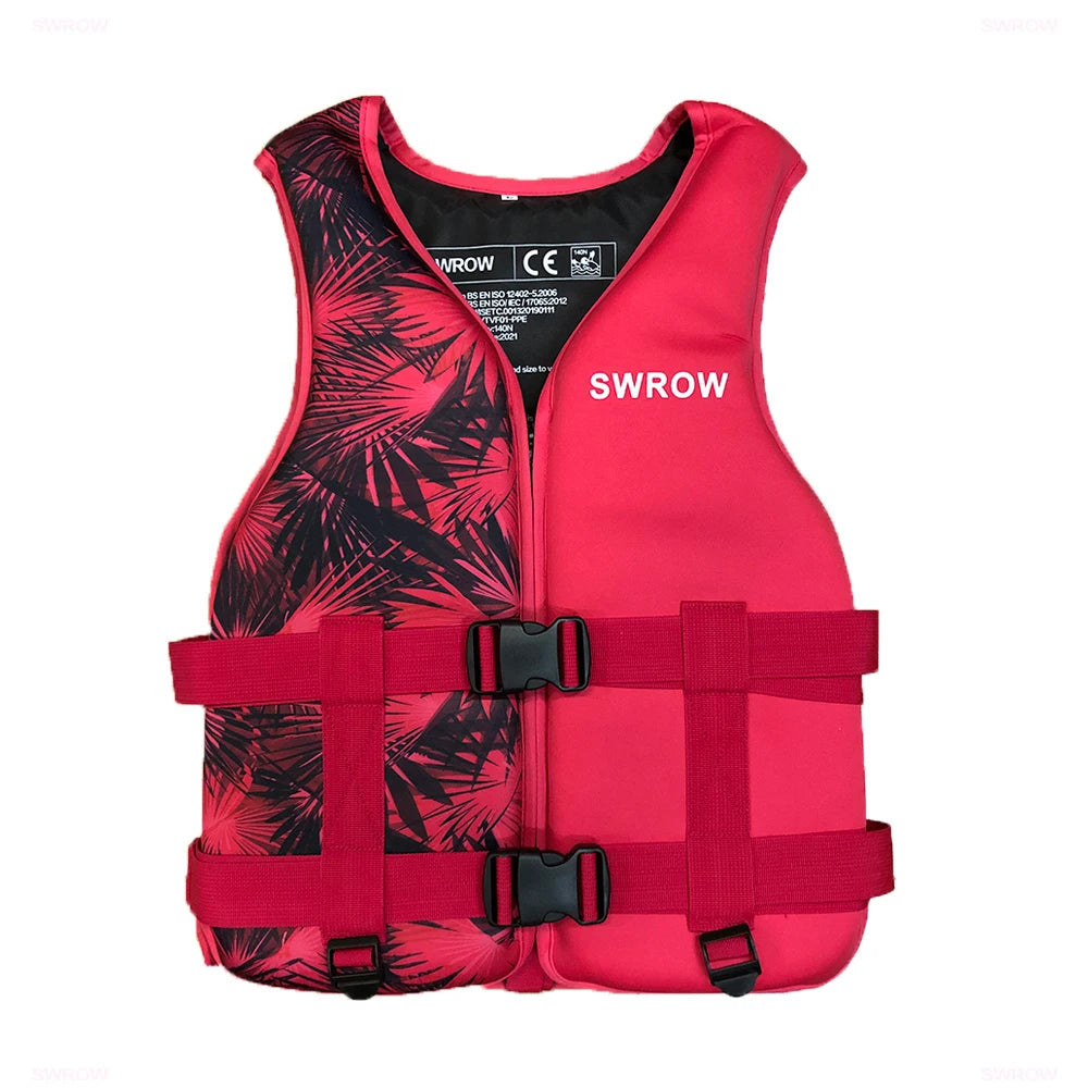 Giubbotto di Galleggiamento SWROW in Neoprene – Bambino & Adulto – Kayak, Surf, Rafting | XS a XL