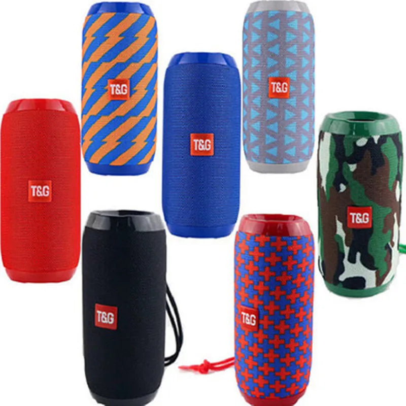 T&G TG-117 Portable Bluetooth Speaker – Stereo Sound, Deep Bass & FM Radio