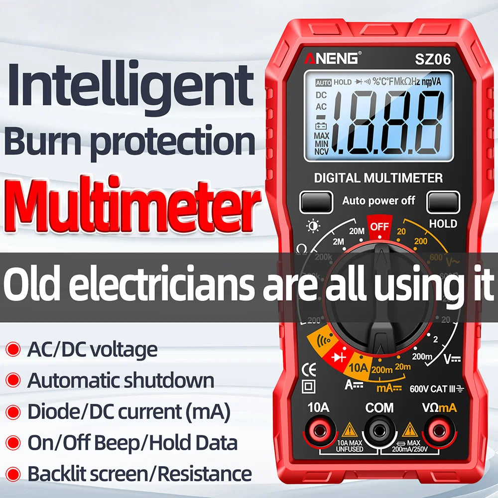 Digital Multimeter Voltage Tester