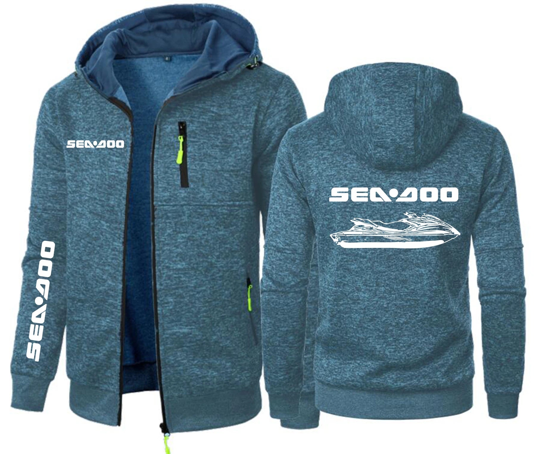 Sudadera con Capucha con Cremallera Sea-Doo BRP – Sudadera Polar | 7 Colores