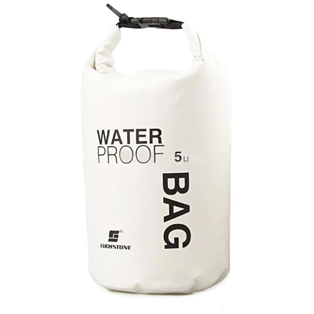 Bolsa Seca Impermeable 2L / 3L / 5L / 10L – Kayak, Balsa, Moto Acuática, Vela, Senderismo