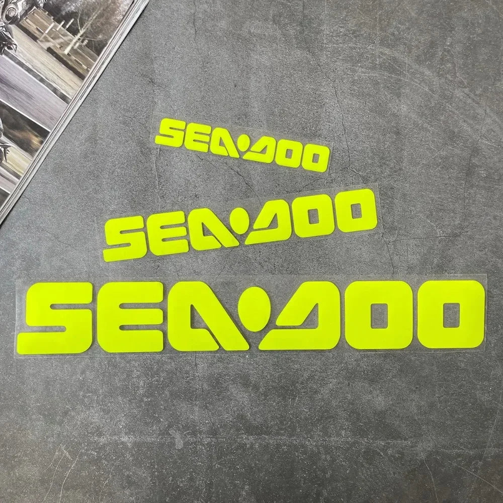 Stickers Vinyle Sea-Doo – Décalcomanies Jet Ski Réfléchissantes | Set ou Pièce