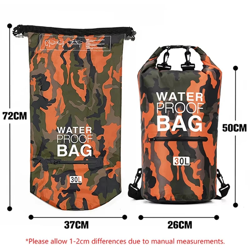 Sac étanche PVC Scione – 10L / 15L / 20L / 30L – Sac à Dos Nautique