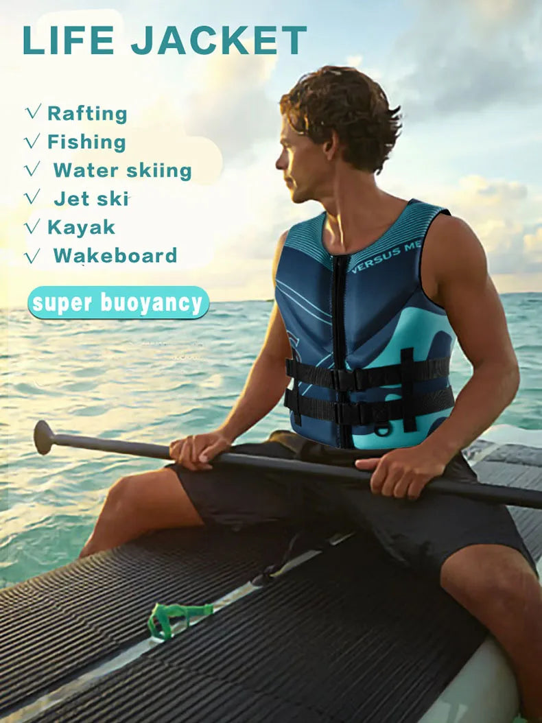Gilet de Flotabilité Adulte Néoprène – CE – Jet Ski, Kayak, Surf, Rafting