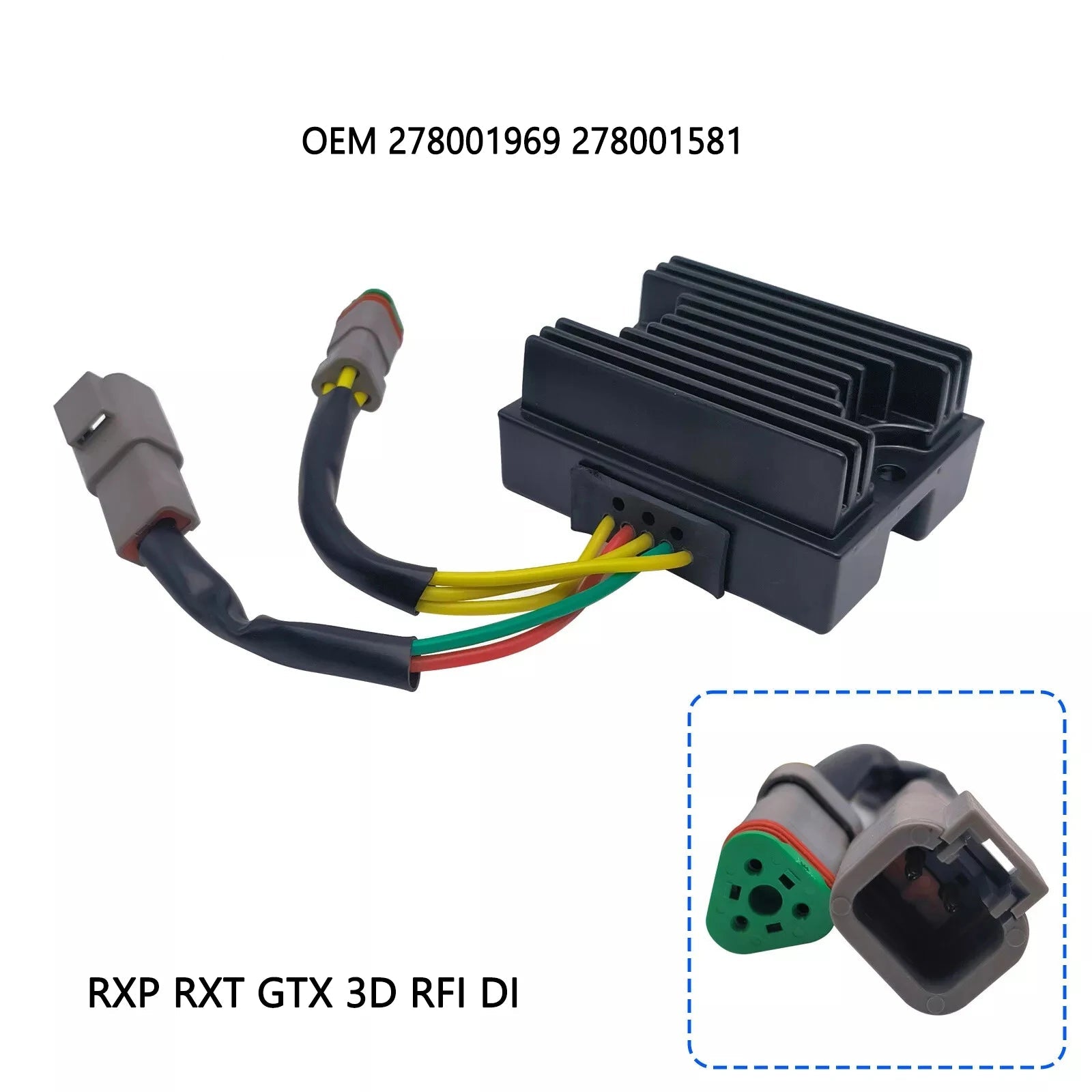 For Sea Do* 4-Tec Regulator Rectifier 278001969 278001581 RXP RXT GTX 3D RFI DI