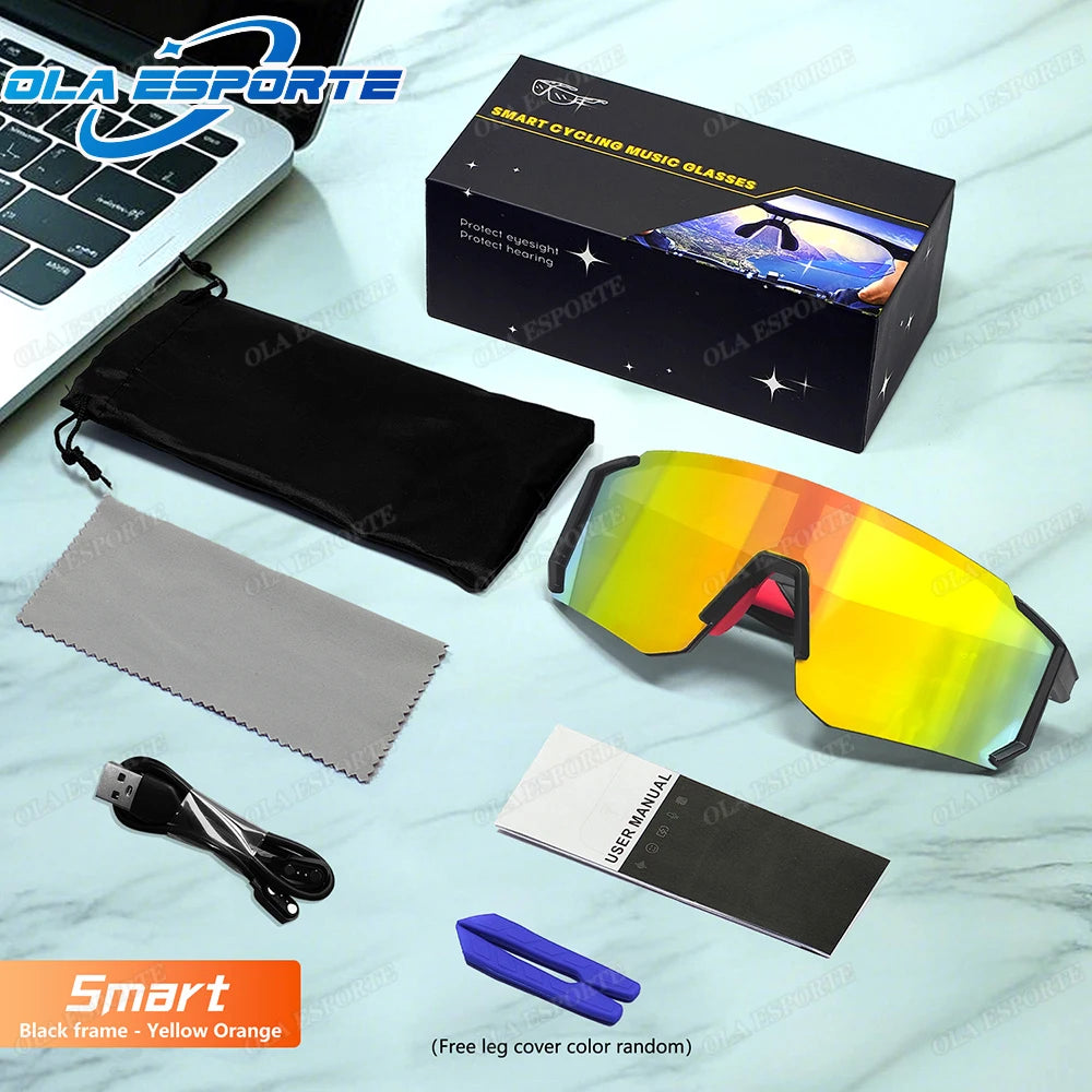 Gafas de sol Bluetooth deportivas – Llamadas, Música, UV400 | Ciclismo & Outdoor