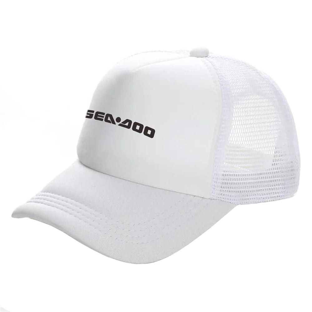 Sea-Doo Trucker Cap – Breathable Mesh, Unisex, Adjustable, Summer Motorcycle Boating