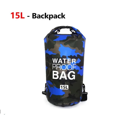 Bolsa Estanca de PVC Scione – 10L / 15L / 20L / 30L – Mochila Náutica