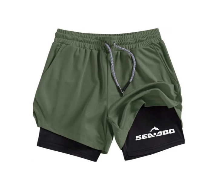 Short SEADOO  Homme – Séchage Rapide,  Sports Aquatiques