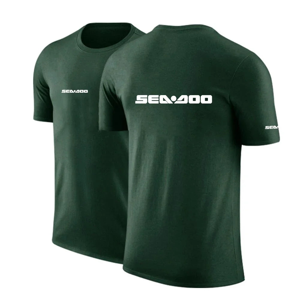 Camiseta Sea-Doo – Estampado 3D Deportivo Manga Corta Verano