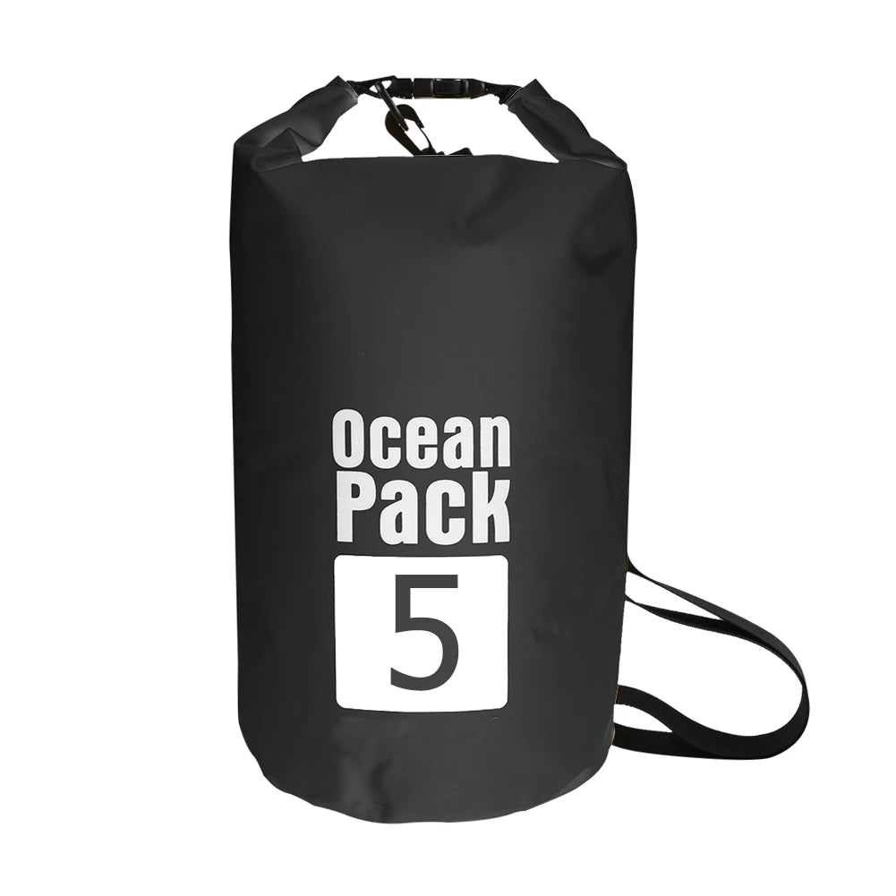 Bolsa Seca Impermeable 2L / 3L / 5L / 10L – Kayak, Balsa, Moto Acuática, Vela, Senderismo