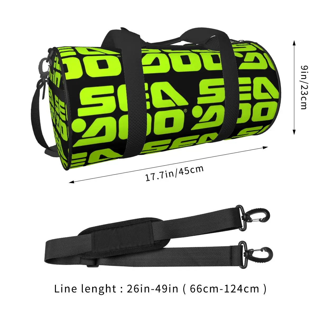Bolsa de deporte Sea-Doo BRP Marine – Bolsa de gimnasio impermeable de gran volumen | Deporte y viaje