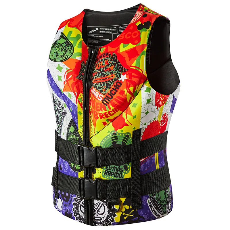 Gilet de Flotabilité Adulte Néoprène – CE – Jet Ski, Kayak, Surf, Rafting