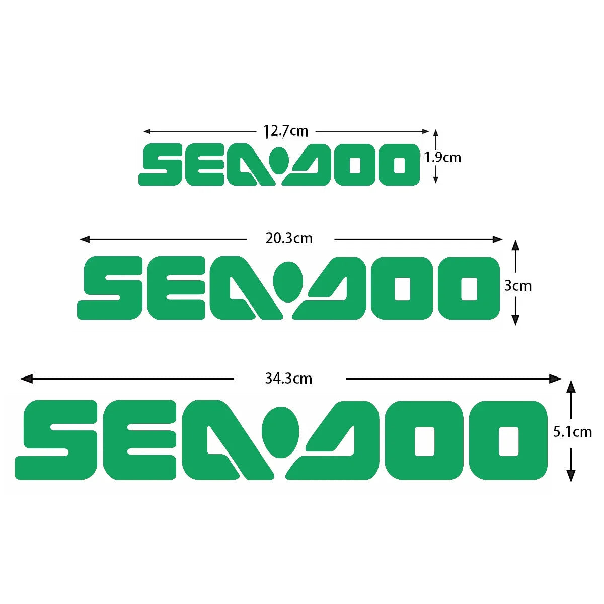 Stickers Vinyle Sea-Doo – Décalcomanies Jet Ski Réfléchissantes | Set ou Pièce