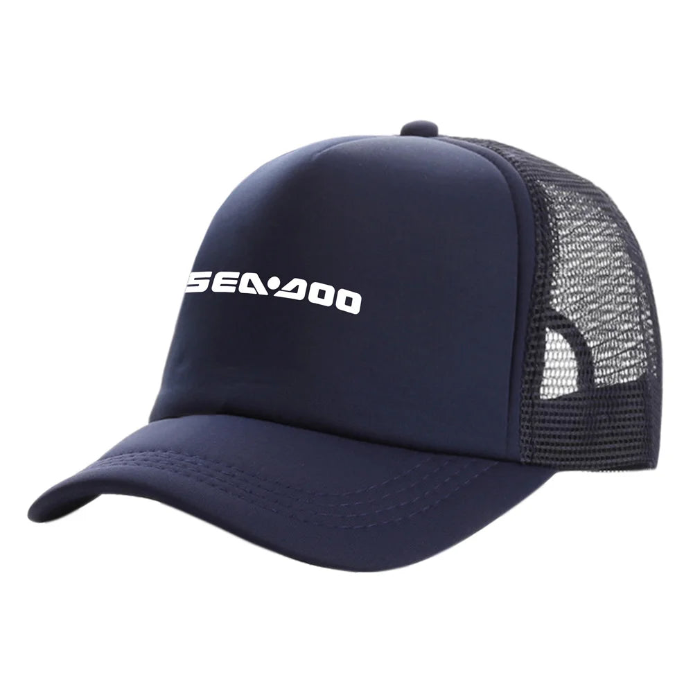 Casquette Trucker Sea-Doo – Filet Respirant, Unisexe, Réglable, Été Moto Nautisme