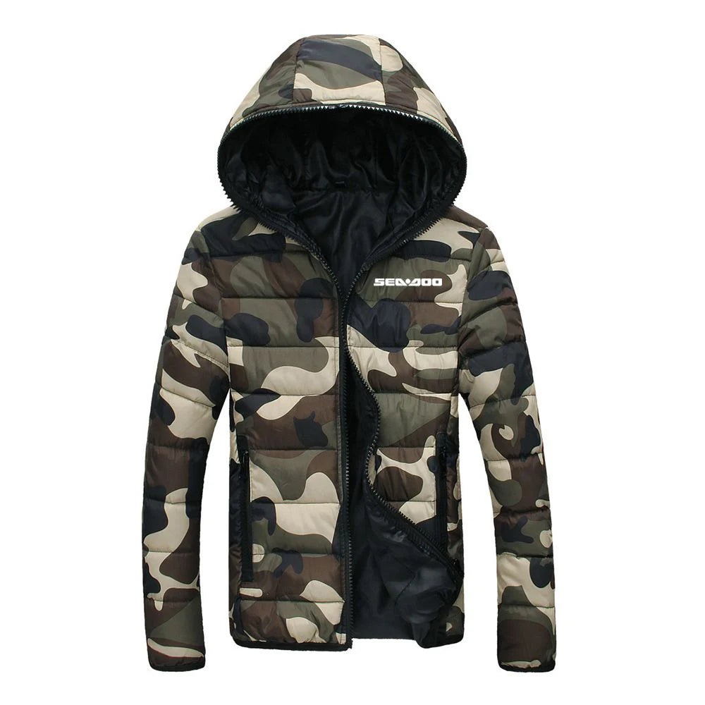 Chaqueta acolchada con cremallera Sea-Doo Streetwear Invierno – Algodón Estampado | 6 Colores
