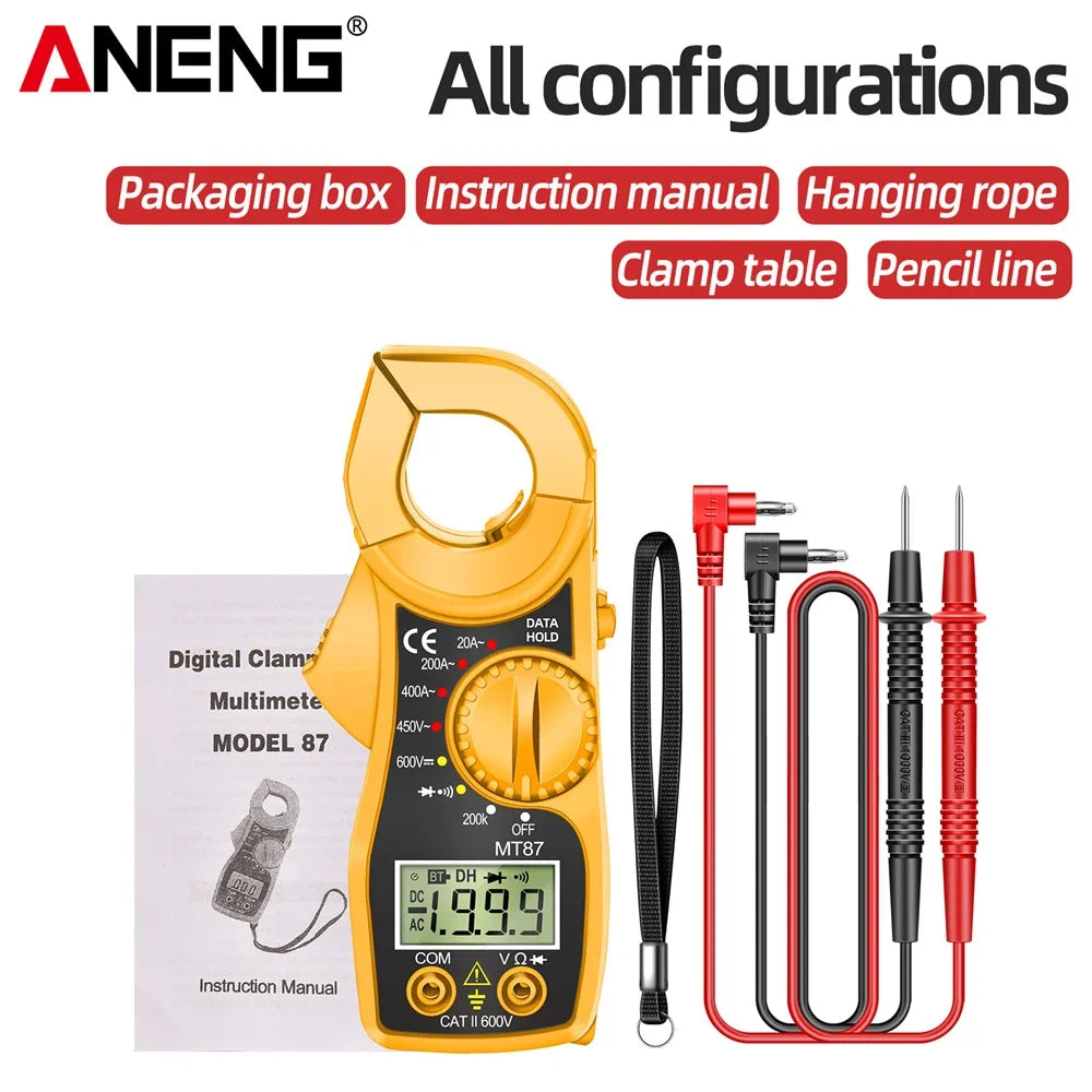 Digital Clamp Meter Multimeter High Precision