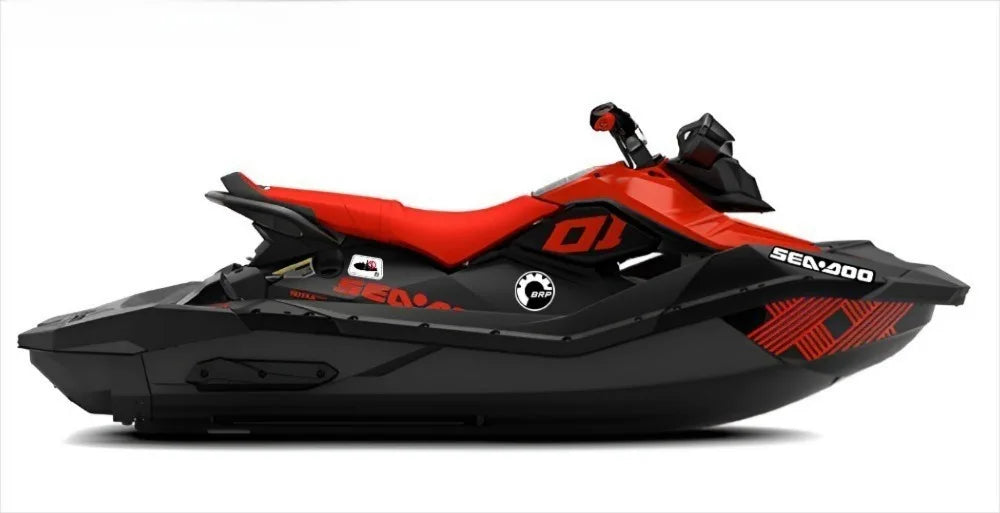 Kit Stickers Réfléchissants Sea-Doo Spark 300 – Décalcomanies Étanches BRP