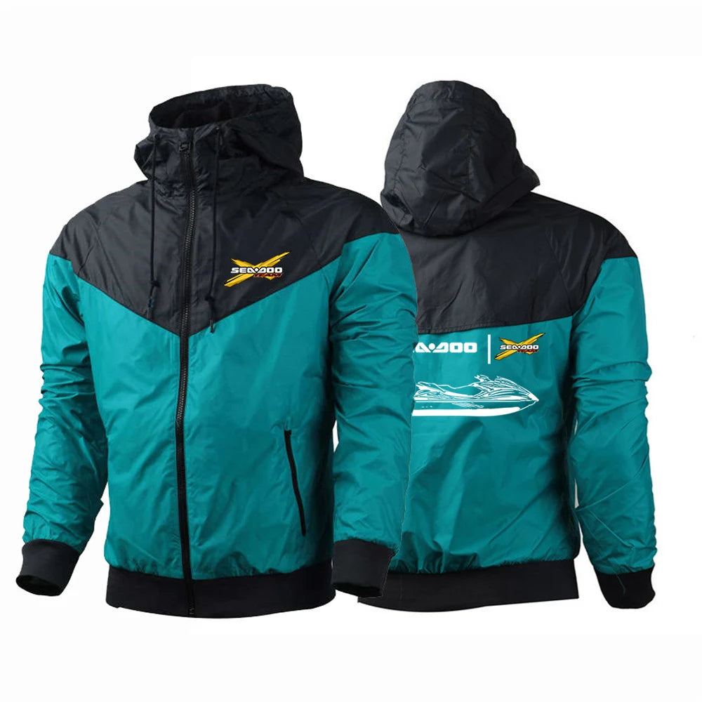 Sudadera con capucha y cremallera Sea-Doo BRP Estampada | Capucha | 10 colores | S a 4XL
