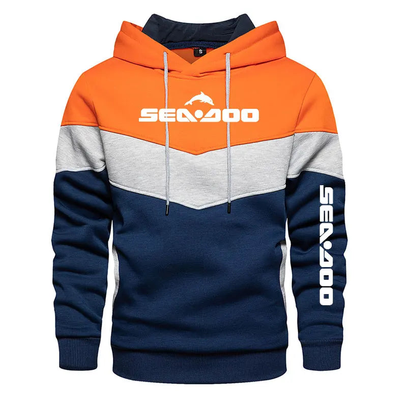 Sudadera con capucha Sea-Doo BRP – Sudadera estampada con bolsillo canguro | 8 colores