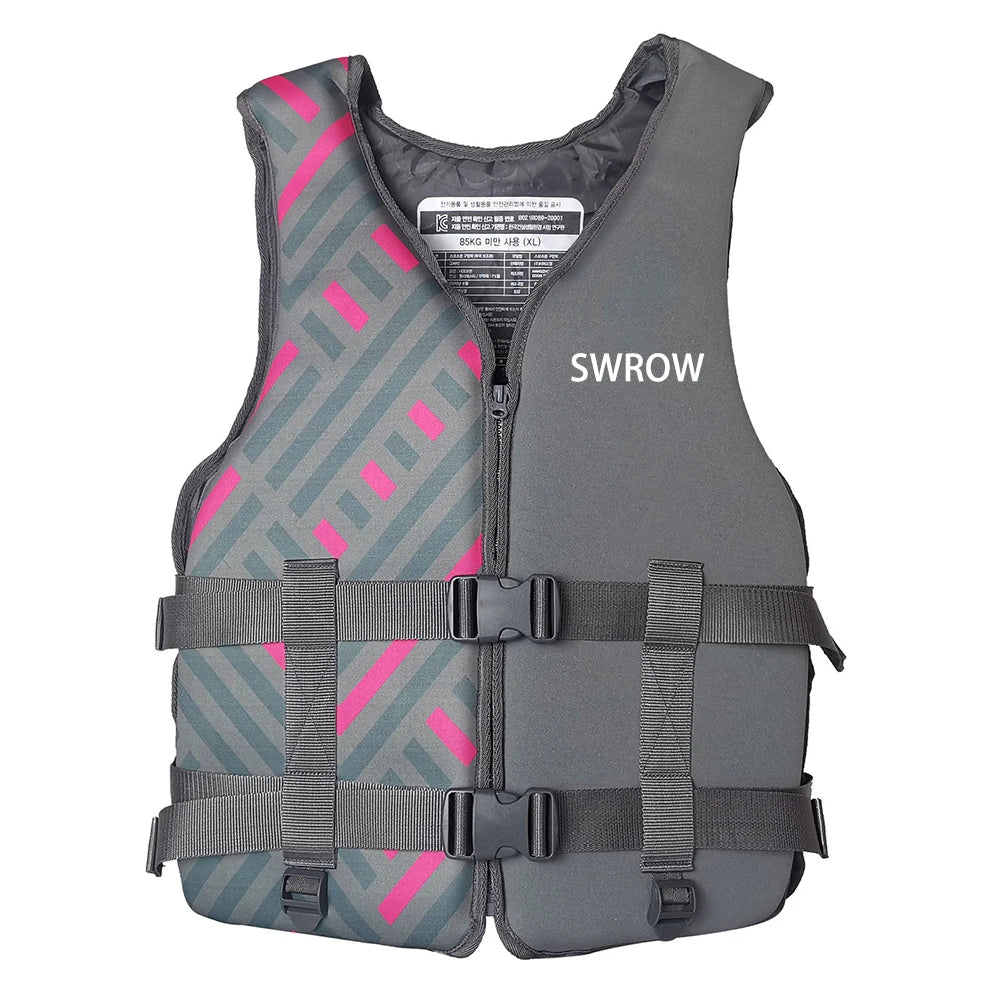 Giubbotto di Galleggiamento SWROW in Neoprene – Bambino & Adulto – Kayak, Surf, Rafting | XS a XL