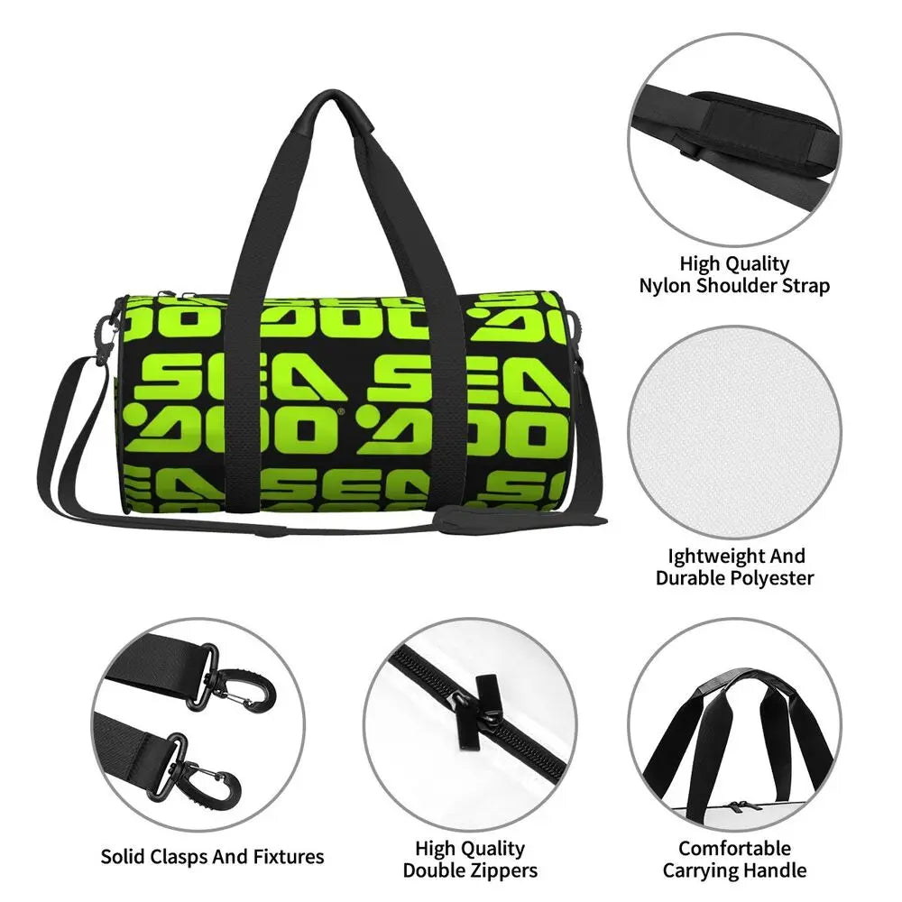 Sac Duffle Fitness Sea-Doo BRP Marine – Gym Bag Imperméable Grand Volume | Sport & Voyage
