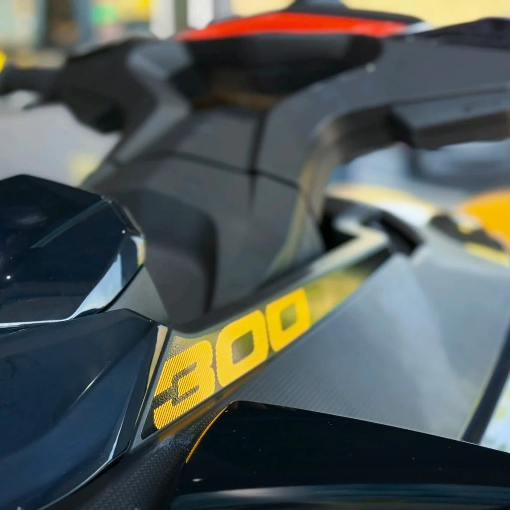 Stickers Vinyle Sea-Doo RXT 300 – Décalcomanies Jet Ski Waterproof BRP RXT-X AS RS