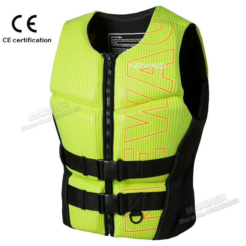 Giubbotto di Galleggiamento in Neoprene – Comp Vest / Impact Vest – Jet Ski, Surf, Kayak, Wakeboard
