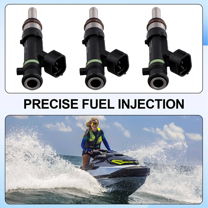 Kit 3 Injecteurs Carburant Sea-Doo GTX RXP RXT GTI GTR – Réf. 420874000 / 0280158383