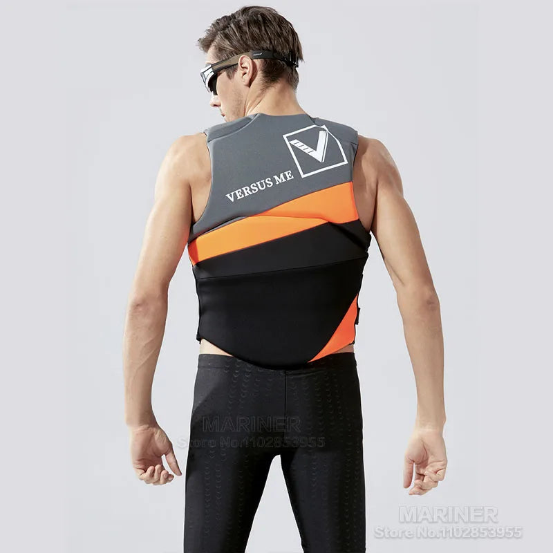 Chaleco de flotabilidad de neopreno – Chaleco de competición/impacto – Moto acuática, surf, kayak, wakeboard