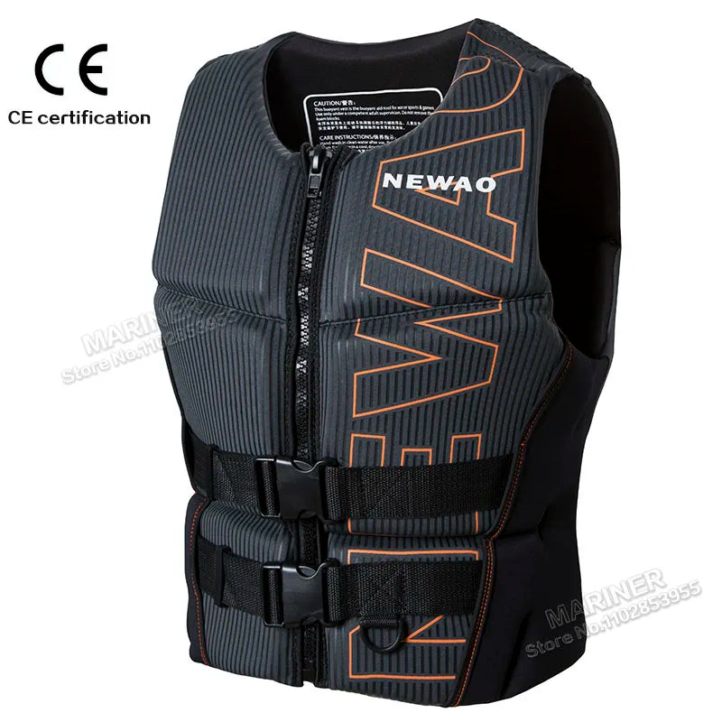 Giubbotto di Galleggiamento in Neoprene – Comp Vest / Impact Vest – Jet Ski, Surf, Kayak, Wakeboard