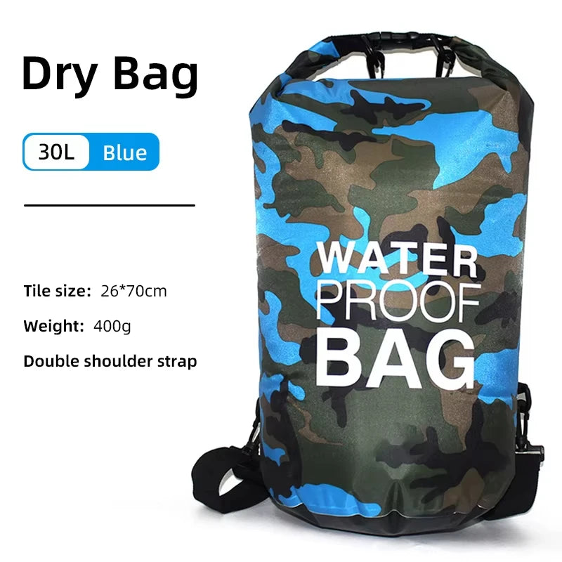 Bolsa Estanca de PVC Scione – 10L / 15L / 20L / 30L – Mochila Náutica