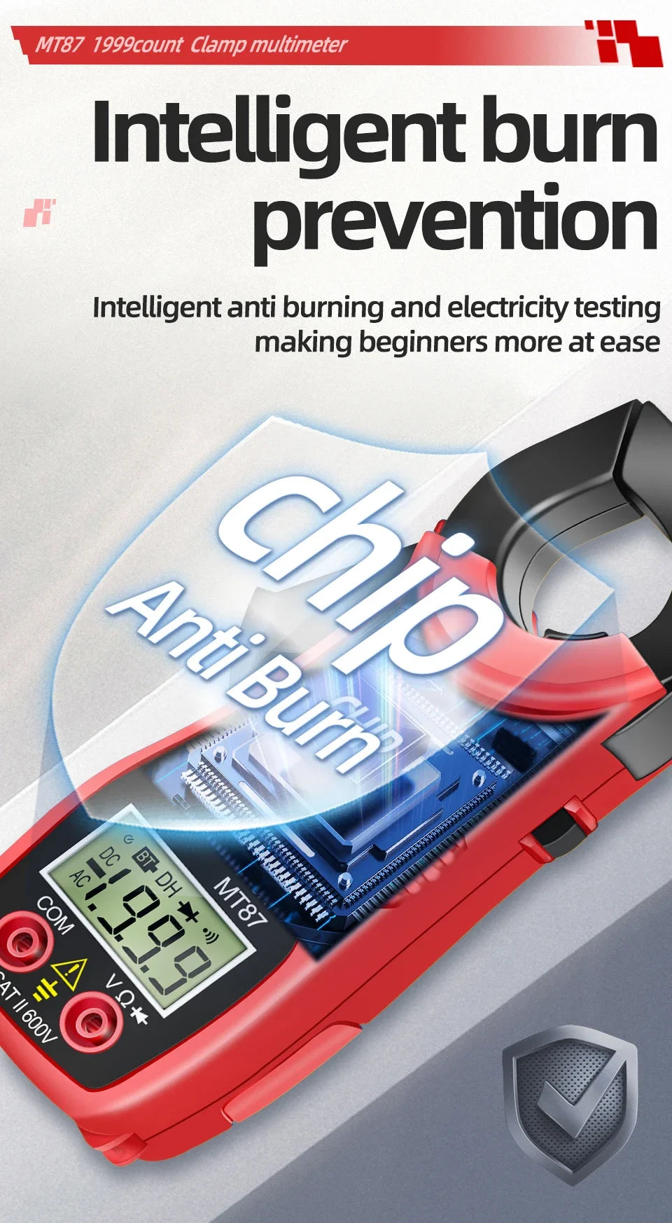 Digital Clamp Meter Multimeter High Precision