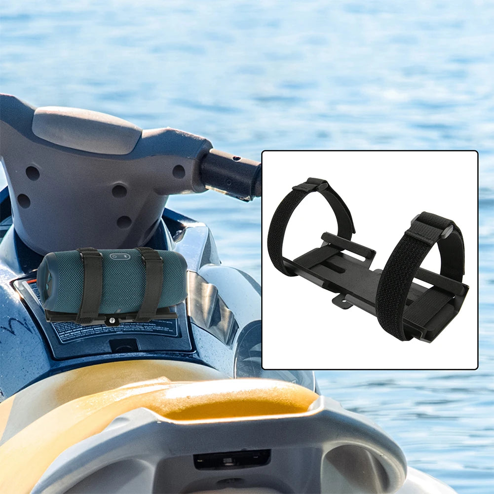 Soporte universal para altavoz Bluetooth – Fijación para moto acuática + Correa de nailon
