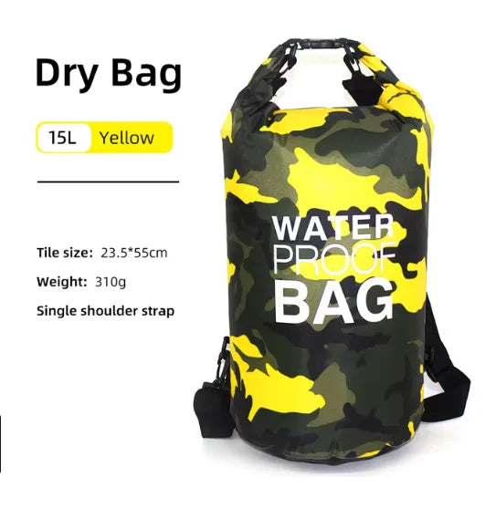 Bolsa Estanca de PVC Scione – 10L / 15L / 20L / 30L – Mochila Náutica