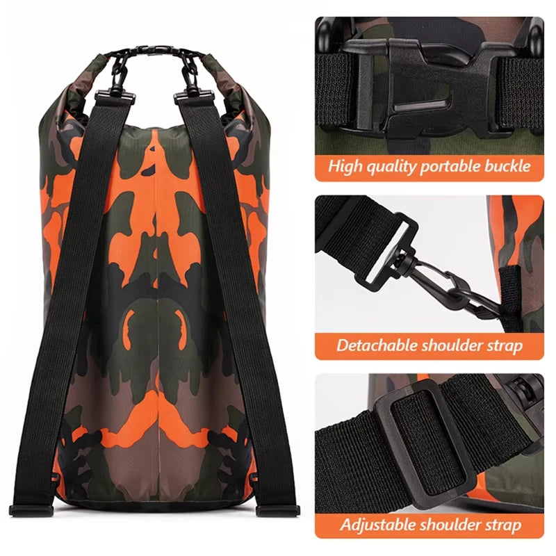 Sac étanche PVC Scione – 10L / 15L / 20L / 30L – Sac à Dos Nautique