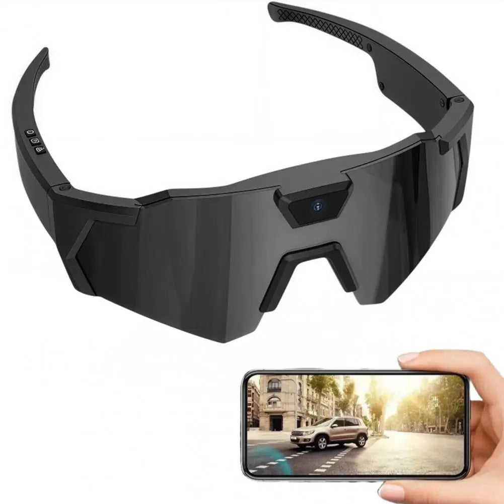 Lunettes connectées caméra intégrée 4K – Vidéo 1080P, Photo 12MP, Wi-Fi | Sport & Outdoor