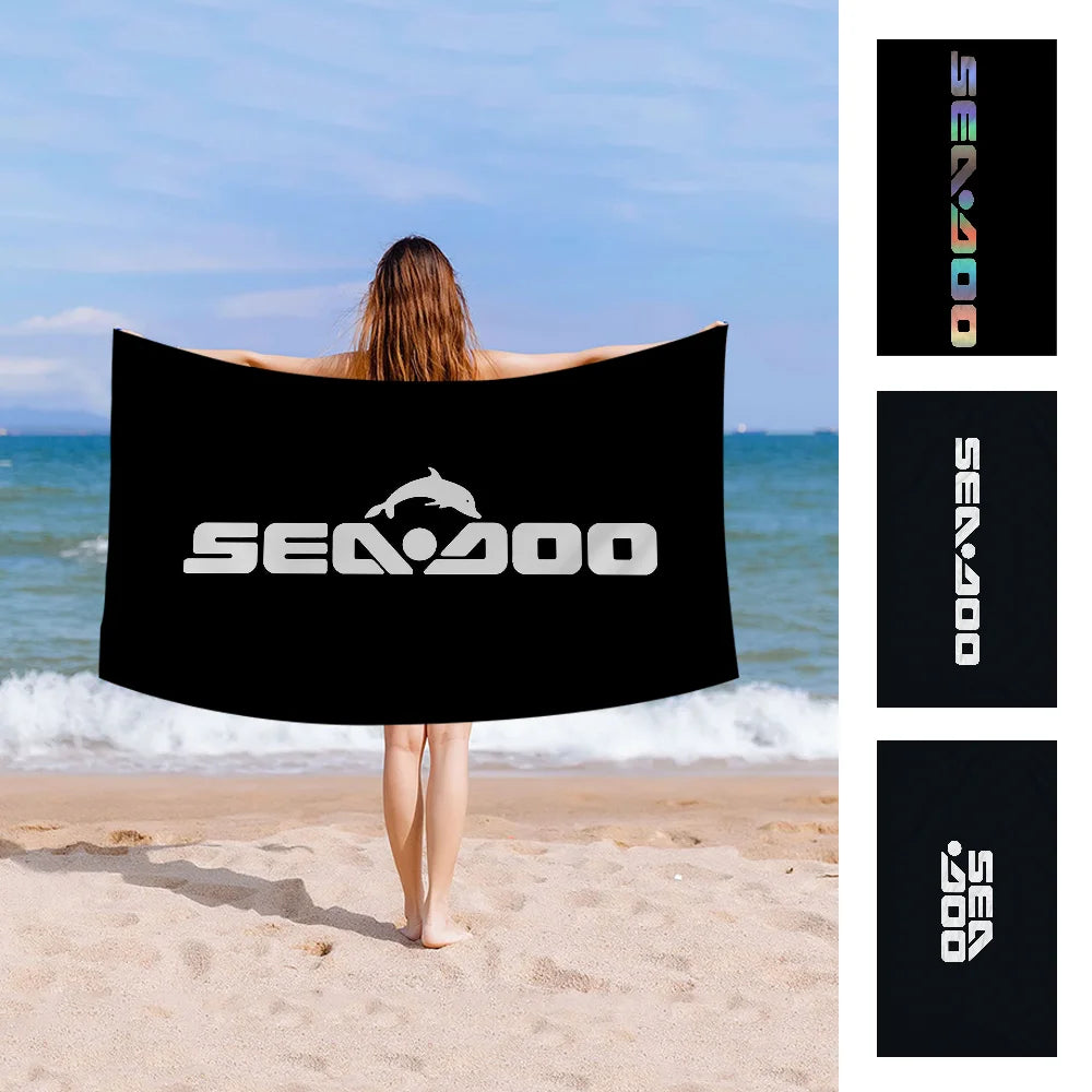 Sea-Doo Microfiber Towel – Quick Dry | Beach, Yoga, Swimming