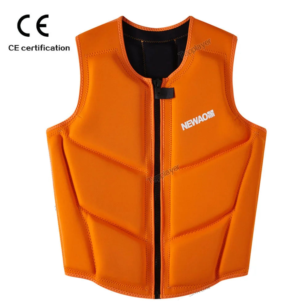 Giubbotto di Galleggiamento in Neoprene CE – Comp Vest Wakesurf – Jet Ski, Wakeboard, Kayak, Surf