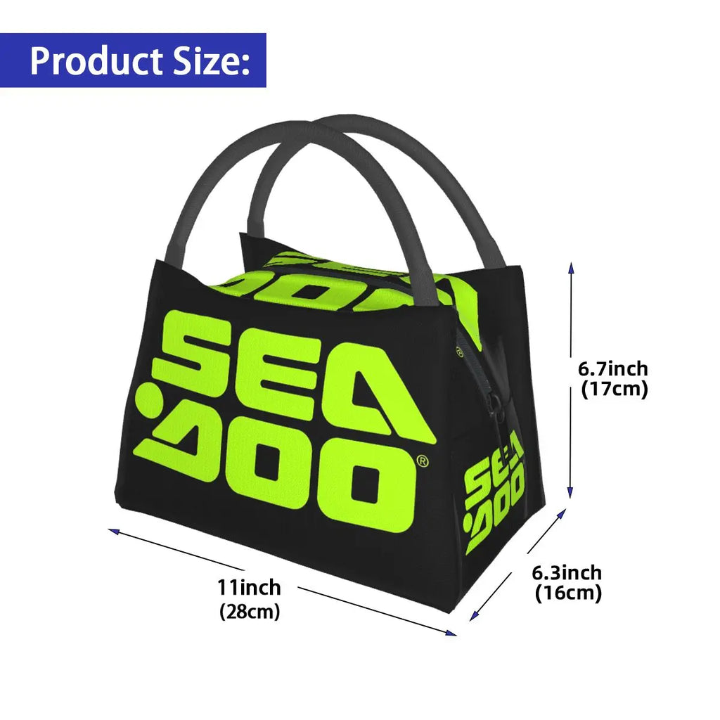 Lunch Bag Bento Isotherme Sea-Doo BRP Marine – Sac Repas Femme avec Boîte Compartimentée