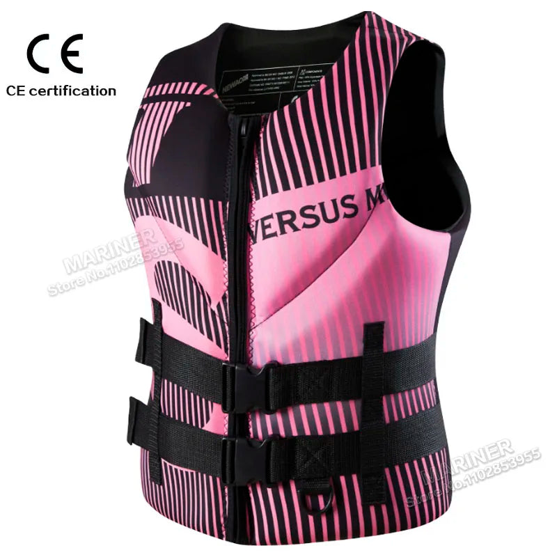 Giubbotto di Galleggiamento in Neoprene – Comp Vest / Impact Vest – Jet Ski, Surf, Kayak, Wakeboard