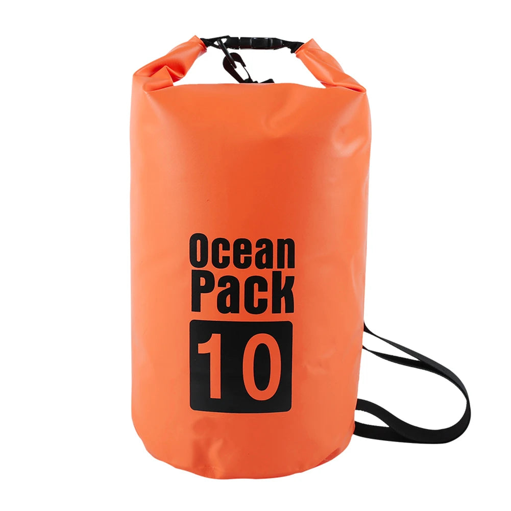 Bolsa Seca Impermeable 2L / 3L / 5L / 10L – Kayak, Balsa, Moto Acuática, Vela, Senderismo