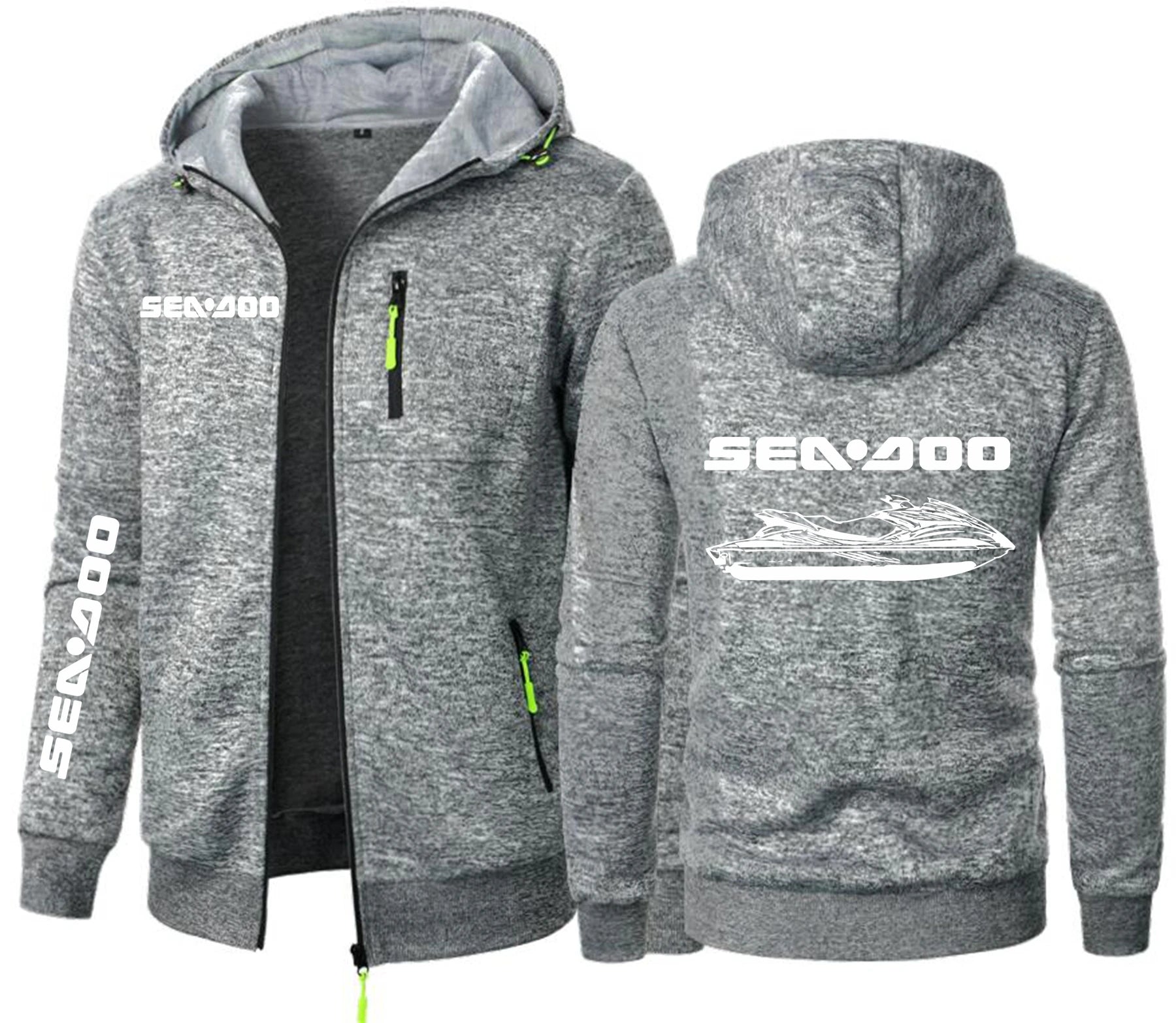 Sudadera con Capucha con Cremallera Sea-Doo BRP – Sudadera Polar | 7 Colores