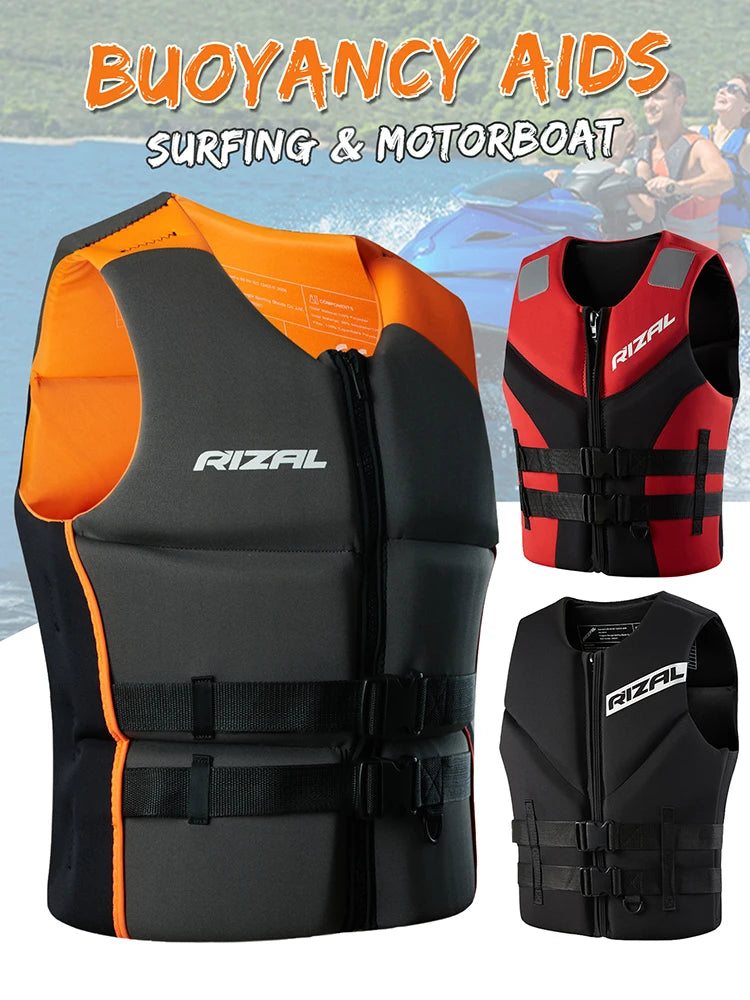 Giubbotto di Galleggiamento RIZAL Slim Fit – Kayak, Surf, Jet Ski, Paddle | S a XXL