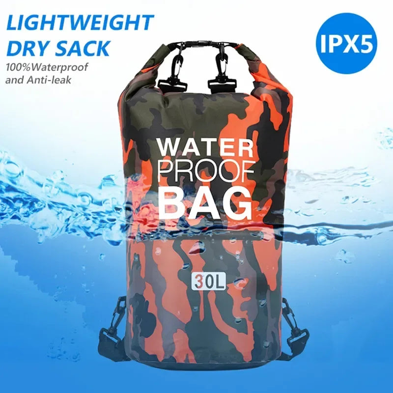 Sac étanche PVC Scione – 10L / 15L / 20L / 30L – Sac à Dos Nautique