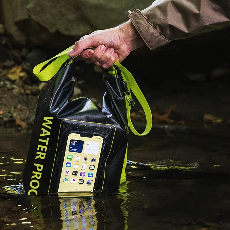 Clyine 2L Waterproof Touch Bag – Compatible Touch Screen – Water Sports