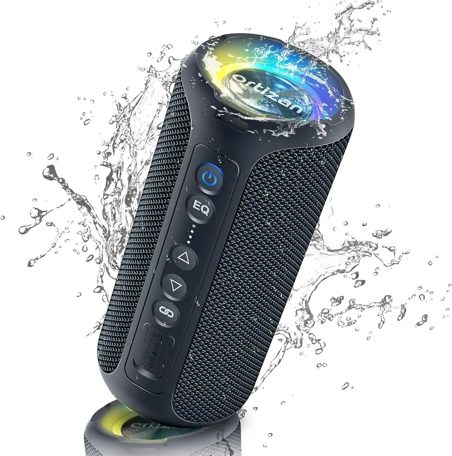 Enceinte Bluetooth Portable Ortizan X8 Pro – 40W, IPX7, RGB, 30h d'autonomie