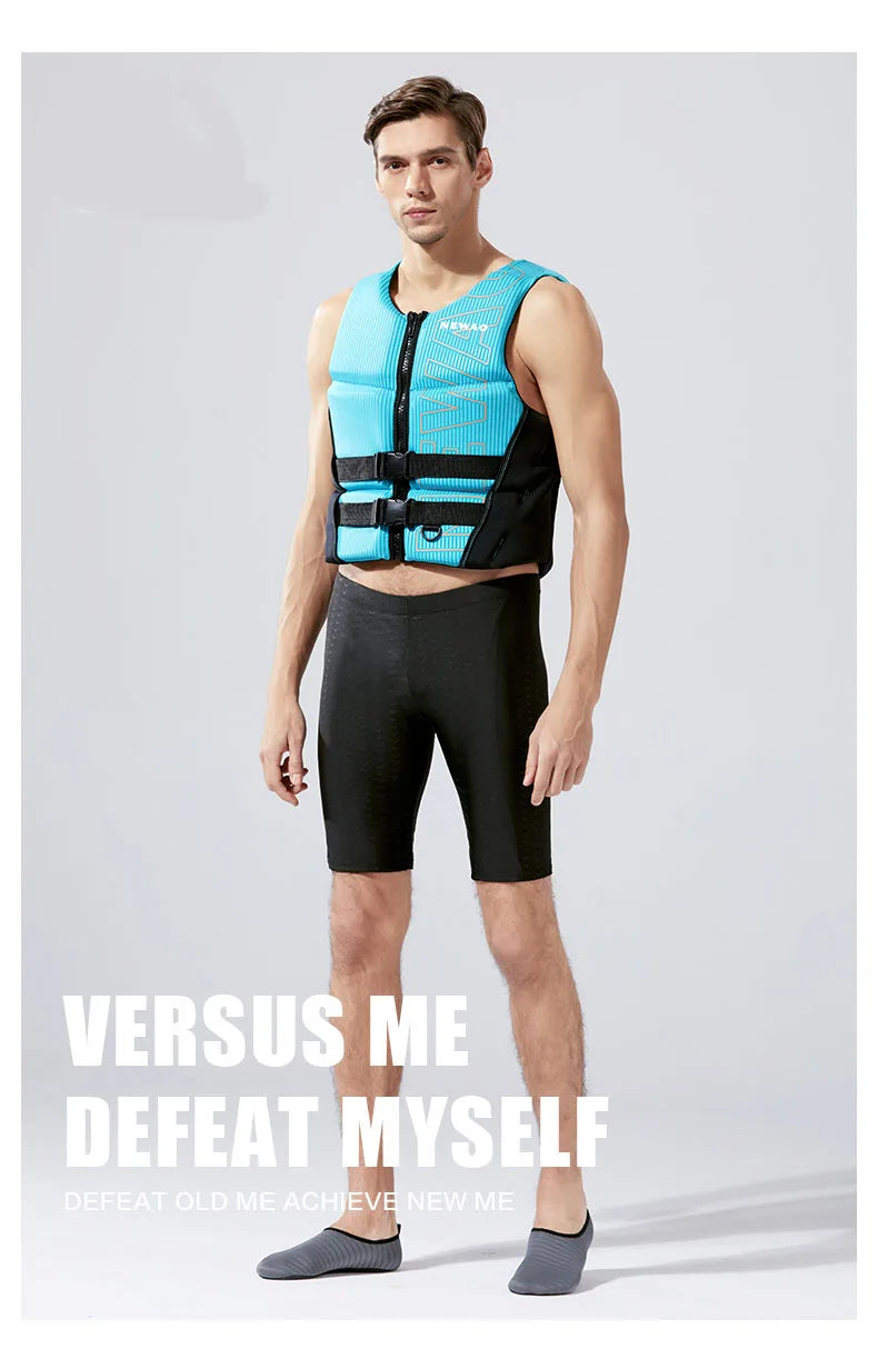 Gilet de Flotabilité Adulte Néoprène – CE – Jet Ski, Kayak, Surf, Rafting