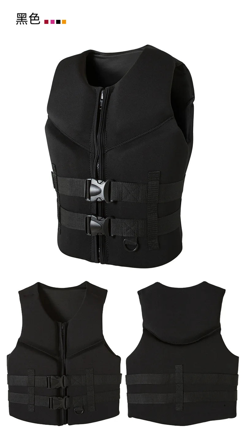 Gilet de Flotabilité Adulte Néoprène – CE – Jet Ski, Kayak, Surf, Rafting