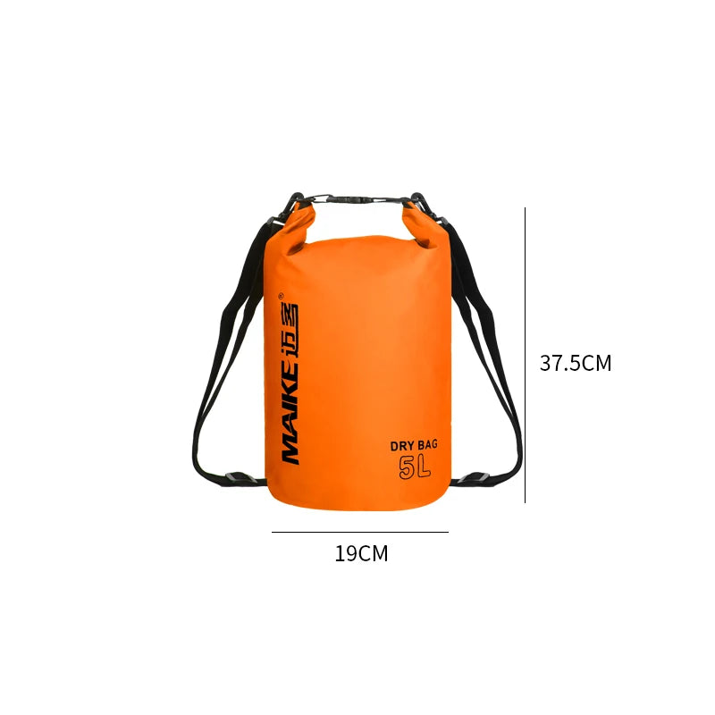 Bolsa estanca Maike Dry Bag – 5L / 10L / 15L – Kayak, Moto acuática, Senderismo